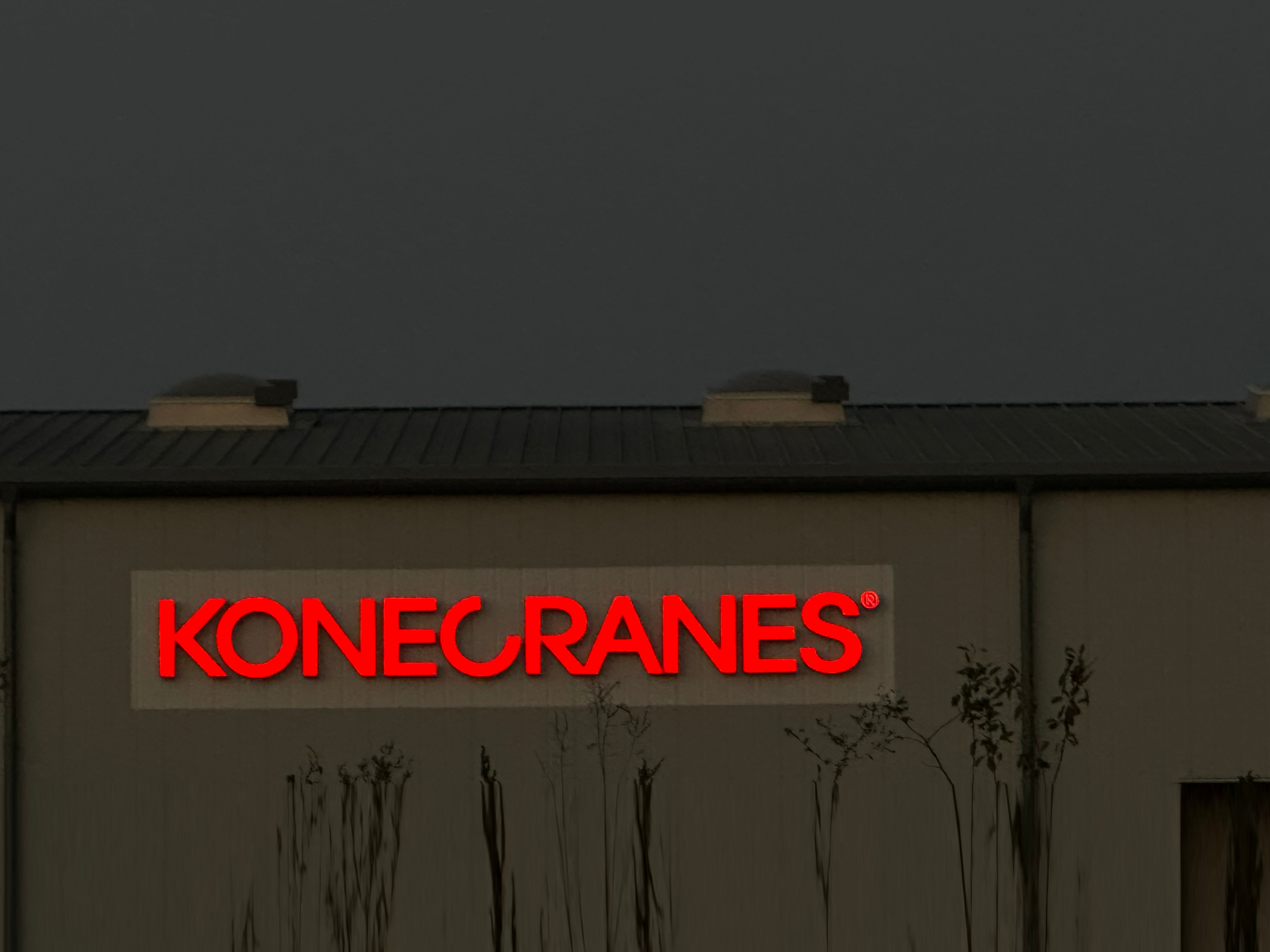 Konecranes Lichtwerbung